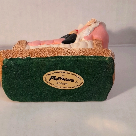 💗 3 Adorable England Vintage Pepiware Bunny Rabbit Stoneware Figurines lot - Picture 7 of 7